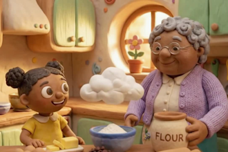 create 3d ai claymation, 3d cocomelon style, 3d ai kids learning video