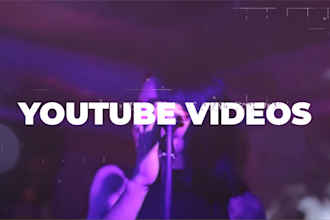 create modern youtube intro outro