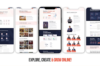 create modern website and app promo video