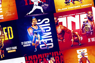 design sports posters, banners, and flyers