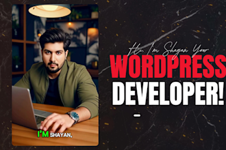 handle your website development as a top wordpress developer