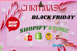build christmas shopify store christmas dropshipping store black friday store