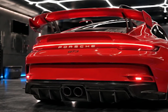 create a cinematic garage logo reveal video