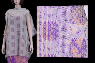 3d fashion design and pattern for 3d clothing models and animation using clo3d