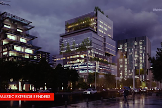 create realistic 3d architectural animation and renders