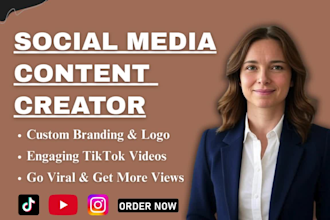 be your professional tiktok content creator