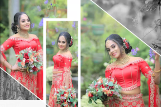 professionally edit your wedding album
