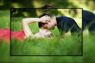 create wedding or love photo slideshow video with music