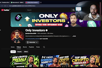 do crypto and nft promotion on my 100k youtube channel and x
