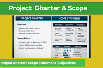 create project management documents, reports and templates