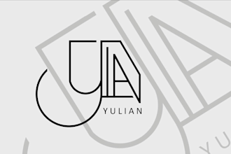 design a unique minimalist name logo