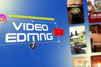 be short video editor, tik tok editor, instagram reels, youtube shorts video