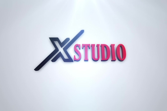 create a stunning 3d logo animation in 4k
