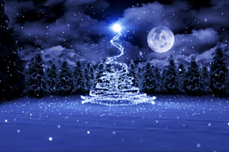 create a beautiful new year greeting video