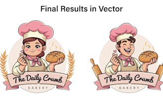 refine and vectorize ai generated logo, images and icons