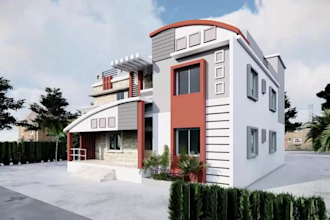do simple 2d to 3d exterior rendering and axonometric views