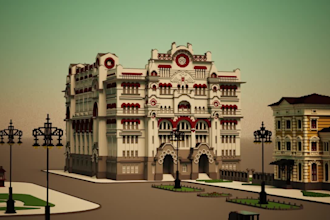 create a custom voxel scene