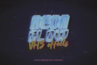 create a retro vhs intro video