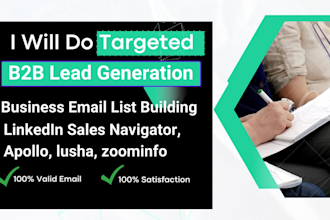 do b2b lead generation, find decision maker email for your business 24hrs