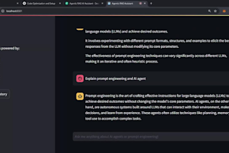 create llm chatbots using rag and agentic ai