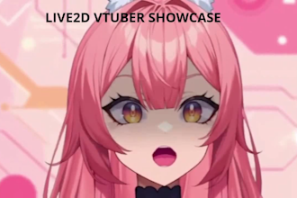 draw and rigg live2d model, live2d rigging, 2d vtuber model, live2d commission