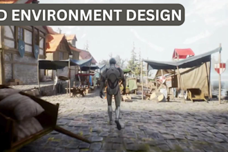 do 3d environments in ue5, blender or unity