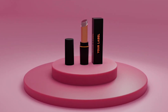do 3d cosmetic animation, 3d product model and 3d design
