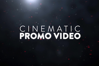 make this cinematic trailer or promo video