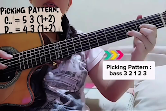 create a custom guitar lesson video for any song