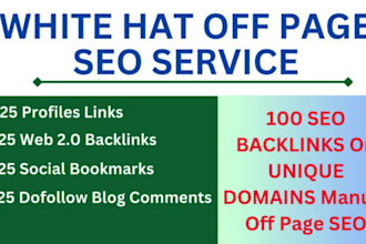 do off page SEO high quality white hat manual link building authority backlinks
