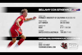 produce a professional soccer player highlight reel