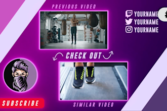 do youtube end screen, end card outro