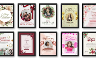 create birthday, baby shower, wedding, greeting cards, and invitations