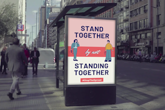 put your poster, image, logo on real city billboards video