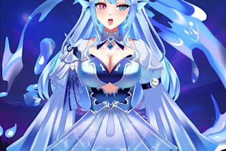 design and rig female or male vtuber model anime live2d avatar vtuber commission