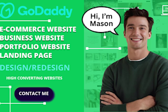 develop godaddy ecommerce website with seo for better conversions