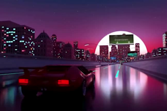 create influencer ai animated cyberpunk music video, mental music video