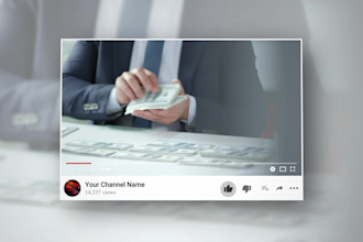 create unique youtube channel trailer video, intro video