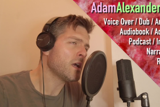 record an authentic british voiceover