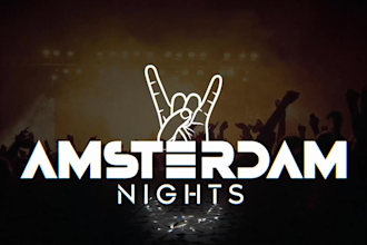 design dj edm music producer and band logo
