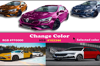 do color change, color correction or recolor any photo