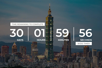 create custom countdown timer video perfect for promotions