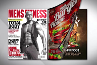 make magazine book promo video for your brand