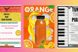 design stunning posters , flyers for any niche and business infographics