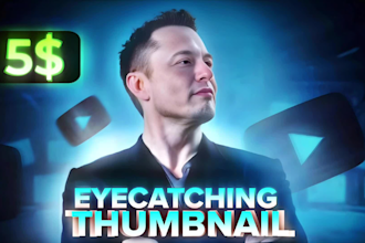 design high quality yt thumbnail, ig cover, first thumbnail free