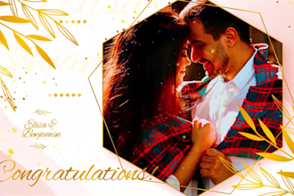 do birthday wedding  anniversary valentine video slideshow