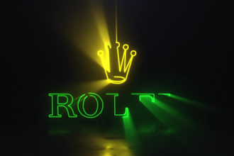 create light rays neon logo intro animation