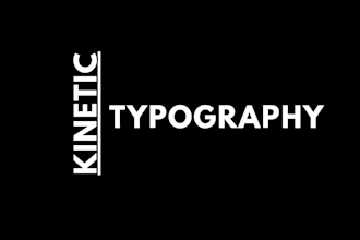 create engaging kinetic typography videos with motion graphics animation
