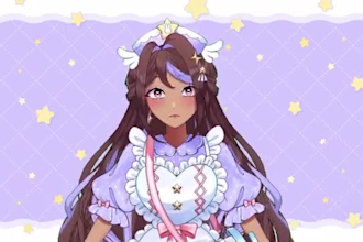 design and rig live 2d vtuber model 2dvtuber model vtuber commission live2d