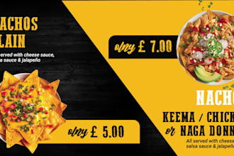 design restaurant animated menu screens
